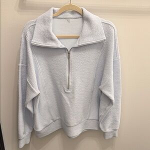 Sky Blue Quarter-Zip Sweatshirt